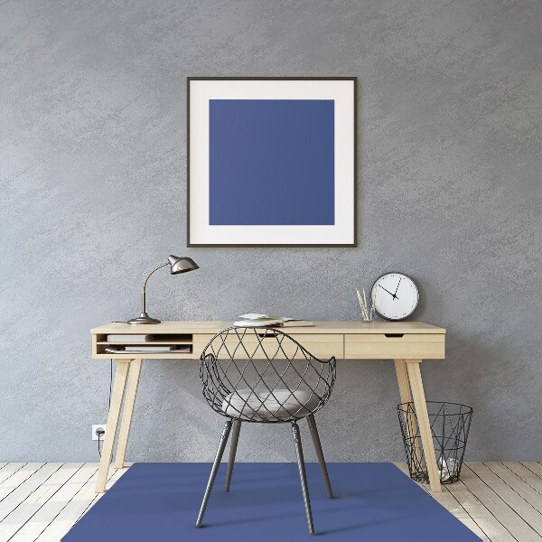 Alfombra para silla de escritorio Color azul