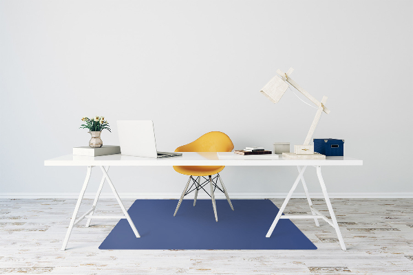 Alfombra para silla de escritorio Color azul