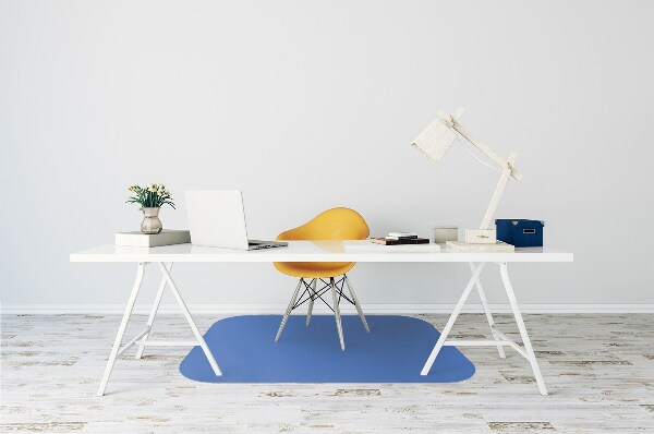 Alfombra para silla de escritorio Color azul oscuro