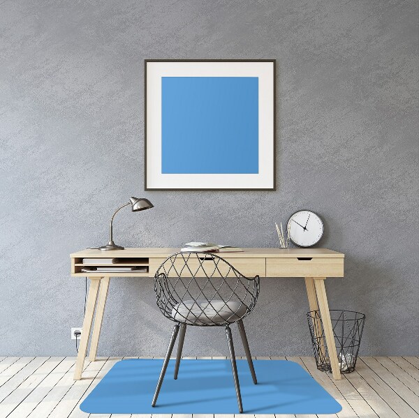 Alfombra silla ordenador Azul