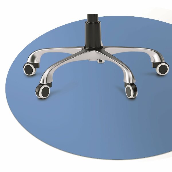 Alfombra silla ordenador Azul