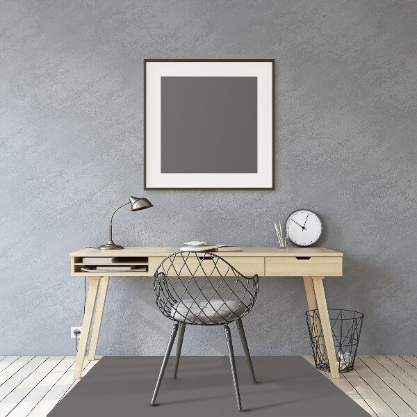 Alfombra silla ordenador Color gris oscuro
