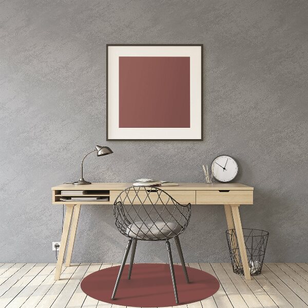 Alfombrilla para silla de escritorio Color rojo púrpura