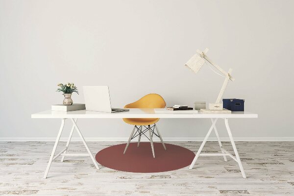 Alfombrilla para silla de escritorio Color rojo púrpura
