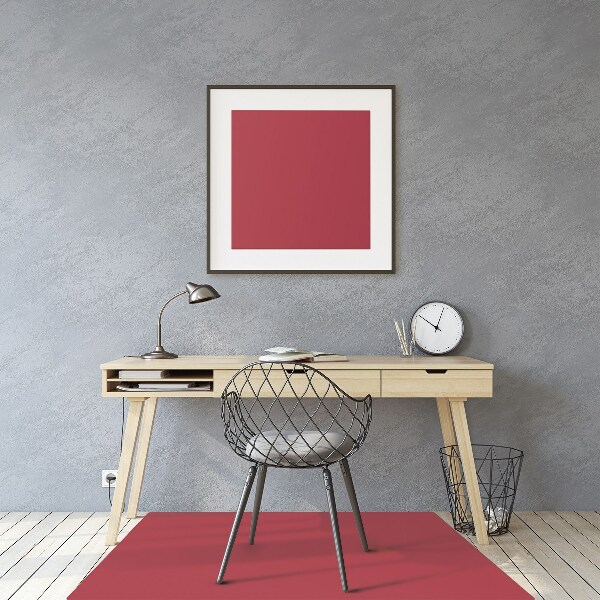 Alfombra silla ordenador Color burdeos