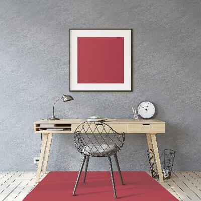 Alfombra silla ordenador Color burdeos