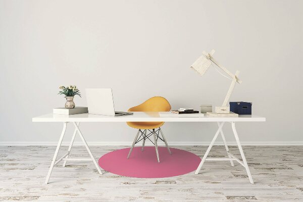 Alfombra para silla de escritorio Color rosa
