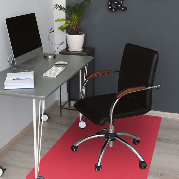 Alfombra silla ordenador Color rojo