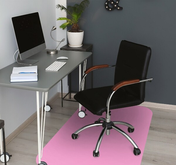 Alfombra silla escritorio Color rosa claro
