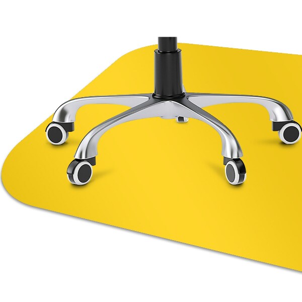 Alfombra silla ordenador Color amarillo claro