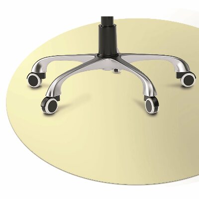Alfombra silla ordenador De color crema