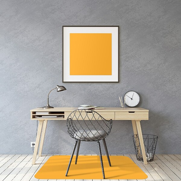 Alfombra silla ordenador Color amarillo intermedio
