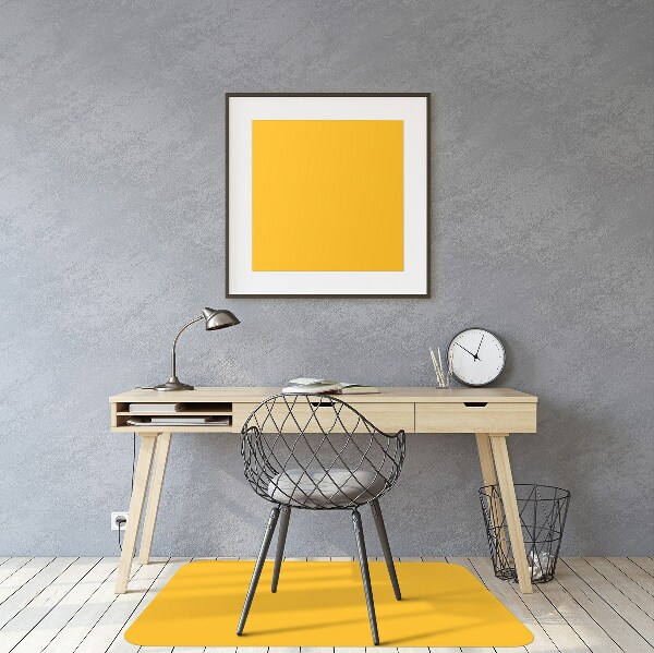 Alfombra silla ordenador Color amarillo
