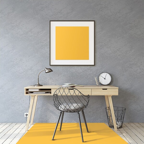 Alfombra silla ordenador Color amarillo