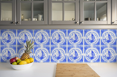 Baldosas vinílicas autoadhesivas Bote azulejos