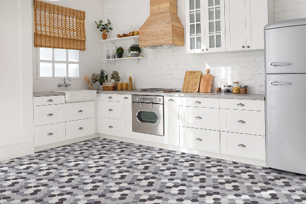 Azulejos vinílicos Hexágonos