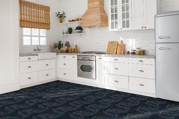 Azulejos vinílicos Patrón oscuro con estilo