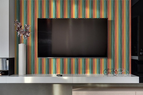 Revestimiento pared pvc Patrón retro