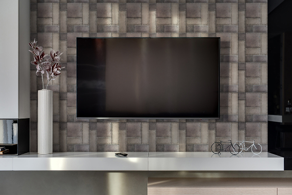 Revestimiento pared pvc Textura de chapa