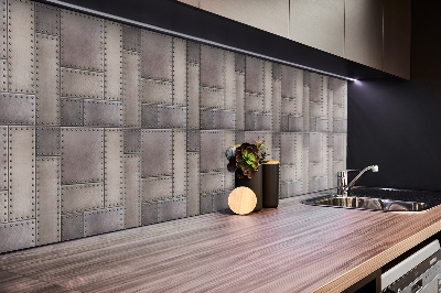 Revestimiento pared pvc Textura de chapa