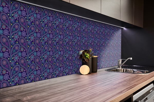 Revestimiento de pared de PVC Patrón de paisley