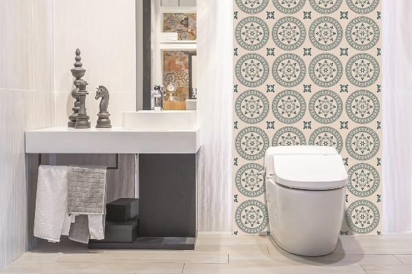 Revestimiento pared pvc Tema oriental