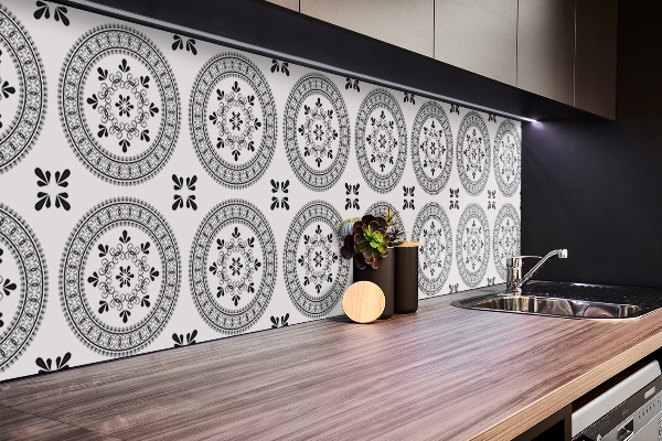 Revestimiento pared pvc Patrón oriental