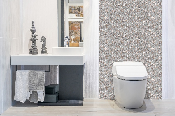 Revestimiento de pared de PVC Patrón floral del este