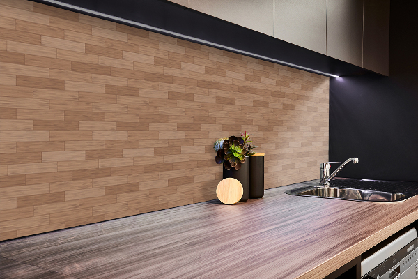 Revestimiento de pared de PVC Piso de madera
