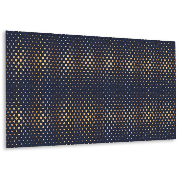 Revestimiento de pared de PVC Puntos dorados