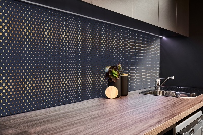 Revestimiento de pared de PVC Puntos dorados