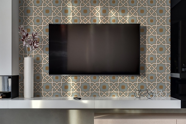 Revestimiento pared pvc Patrón geométrico
