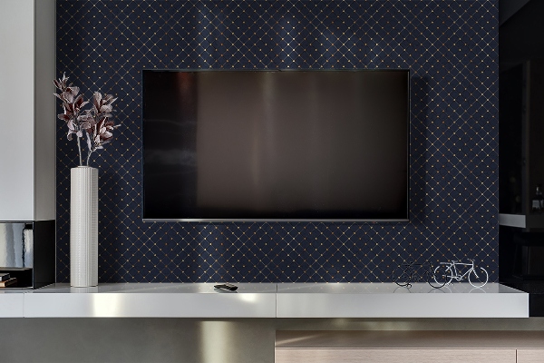 Revestimiento de pared de PVC Patrón de diamantes