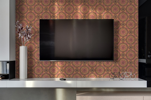 Revestimiento de pared de PVC Patrón étnico árabe