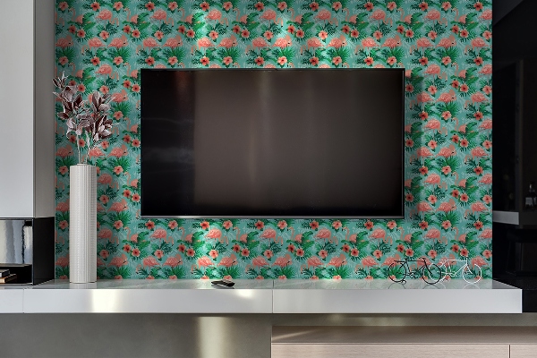 Revestimiento pared pvc Flamencos