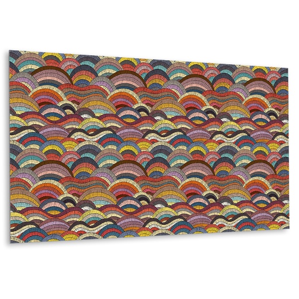 Revestimiento pared pvc Ondas decorativas de mosaico