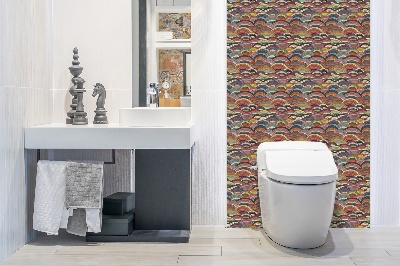 Revestimiento pared pvc Ondas decorativas de mosaico