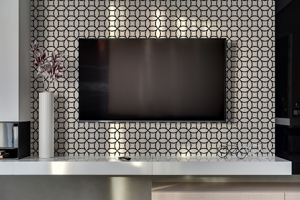 Panel pared pvc Ruedas geométricas