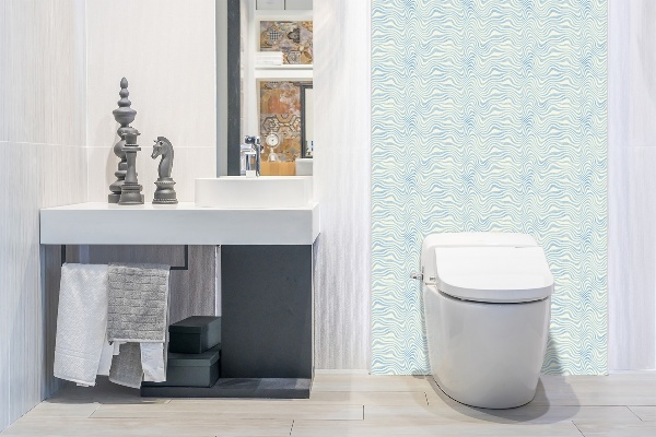 Revestimiento pared pvc Olas abstractas
