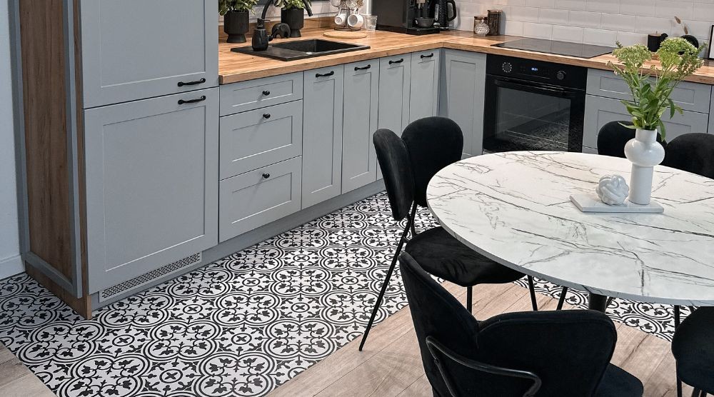 ¿Qué pasa con el piso de la cocina?