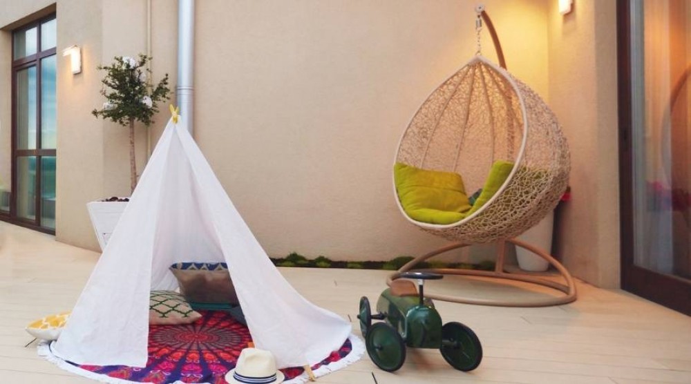 ¿Cómo arreglar un balcón para un niño?